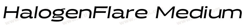 HalogenFlare Medium字体转换